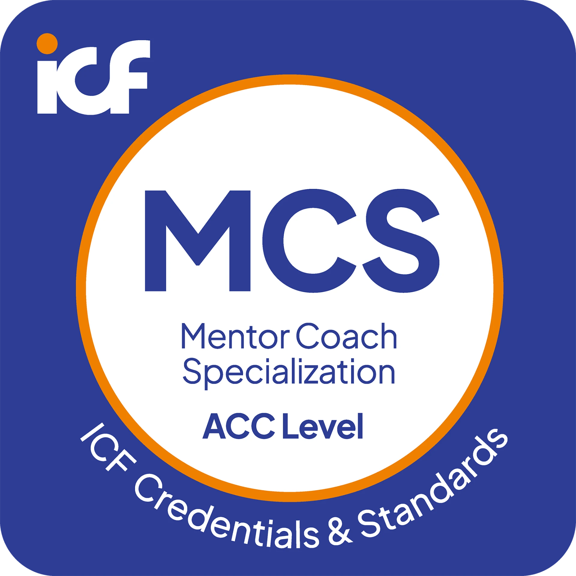 ICF Mentor Coach Specialization, ACC Level credential badge